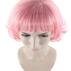 HPO Men's Pink Womens Wig | Coral Pink TV/Movie Party Ready Fancy Cosplay Halloween Wig | Premium Breathable Capless Cap 17 HPO Men's Pink Womens Wig | Coral Pink TV/Movie Party Ready Fancy Cosplay Halloween Wig | Premium Breathable Capless Cap