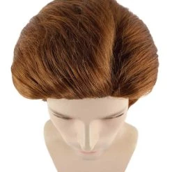 HPO Men's 80s Brown Mullet Mens Wig | Celebrity Cosplay Halloween Synthetic Wig | Premium Breathable Capless Cap