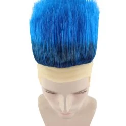 HPO Cartoon Mens Wig | Blue Cosplay Halloween Wig Men's