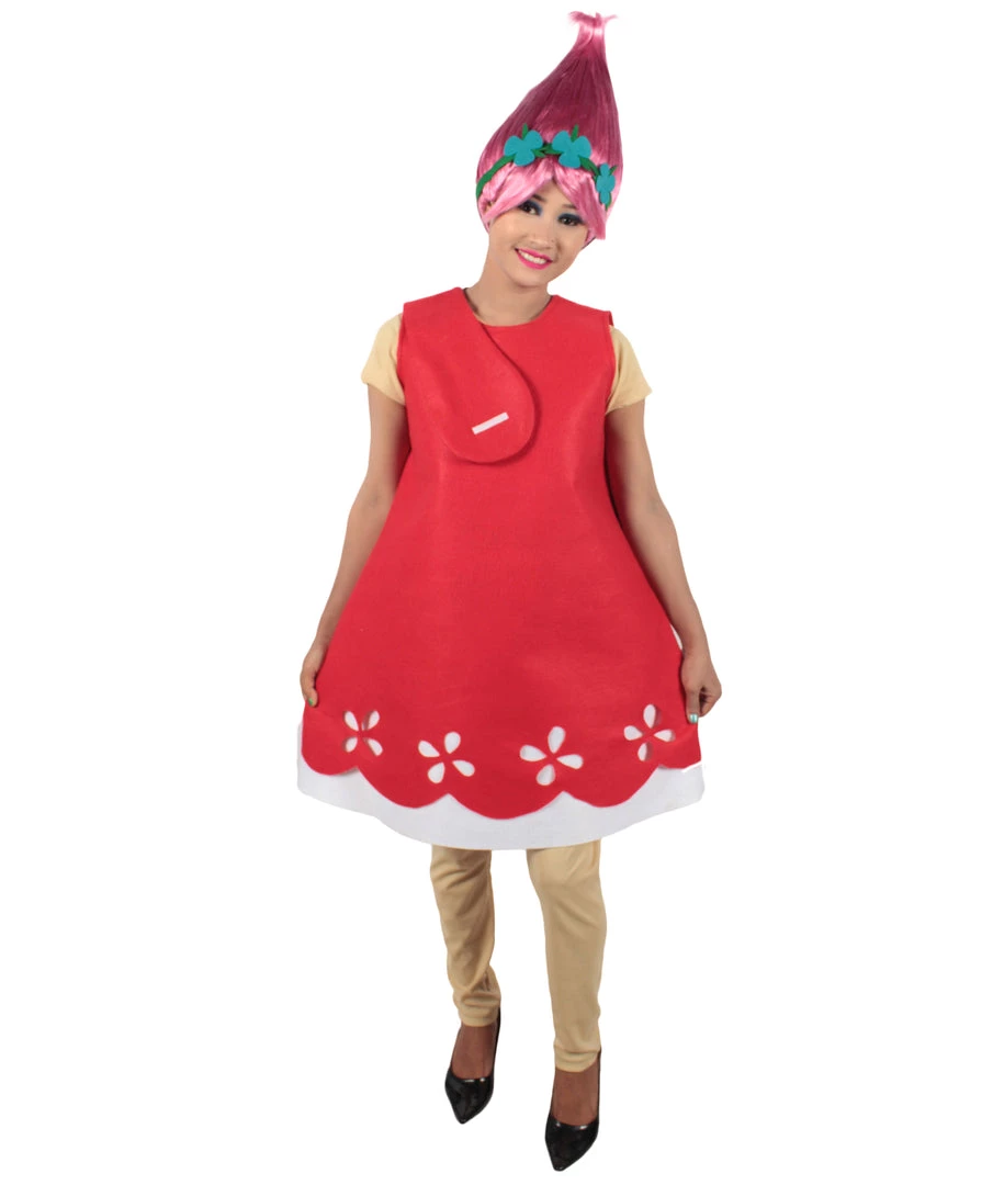 HPO Adult Women's Costume | Poppy Red Christmas Costume 8 HPO Adult Women's Costume | Poppy Red Christmas Costume