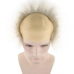 HPO Bald Old Men Style Wig | Bald Cap White Wig
