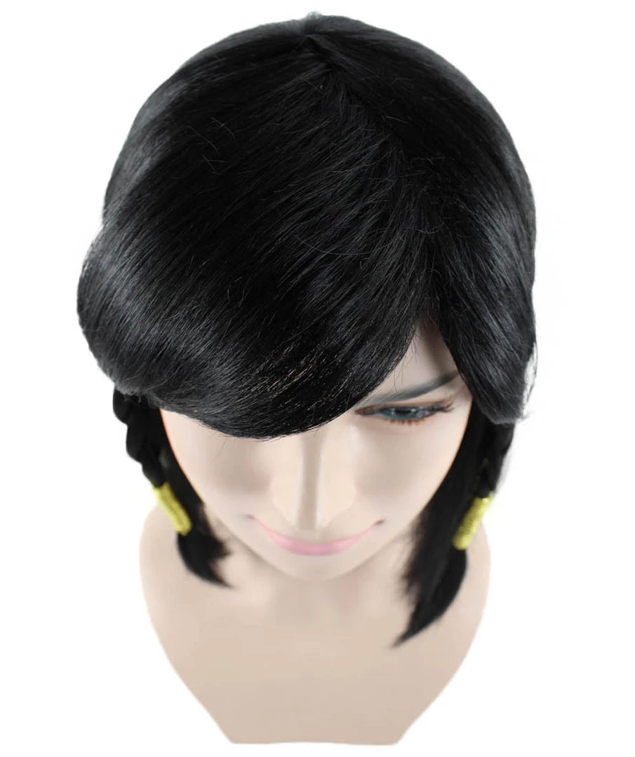 HPO Game Captain Womens Wig | Short Black Cosplay Wig | Premium Breathable Capless Cap 7 HPO Game Captain Womens Wig | Short Black Cosplay Wig | Premium Breathable Capless Cap