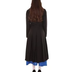 HPO Adult Women's English Nanny Marry TV/Movie Costume | Black & Blue Cosplay Costume 12 HPO Adult Women's English Nanny Marry TV/Movie Costume | Black & Blue Cosplay Costume