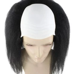 HPO Men's Half Bald Head Funny Men Wig Collections