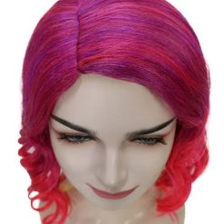 BC Sunset Soiree | Women's Red Color Curly Shoulder Length Trendy Sunset Soiree Wig