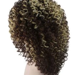 BC Pop Goddess | Women's Brown Color Curly Shoulder Length Trendy Pop Goddess Wig 11 BC Pop Goddess | Women's Brown Color Curly Shoulder Length Trendy Pop Goddess Wig