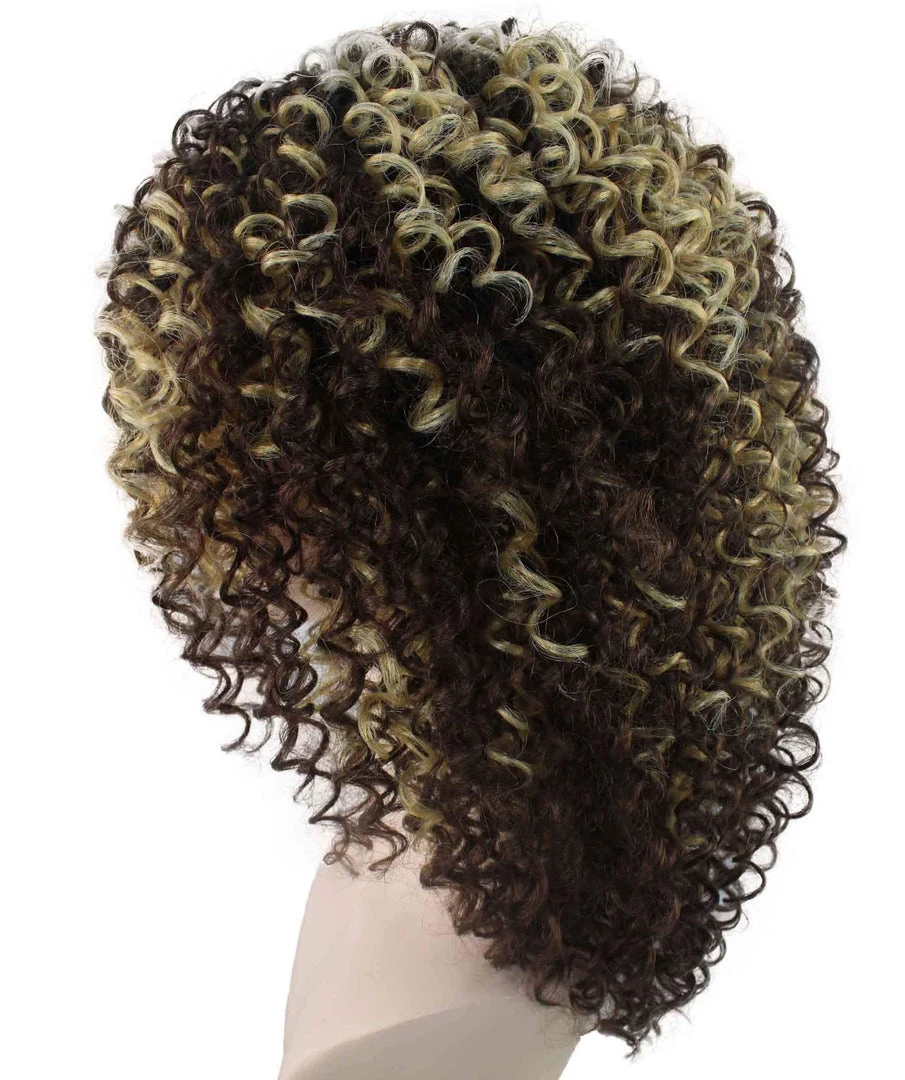 BC Pop Goddess | Women's Brown Color Curly Shoulder Length Trendy Pop Goddess Wig 3 BC Pop Goddess | Women's Brown Color Curly Shoulder Length Trendy Pop Goddess Wig
