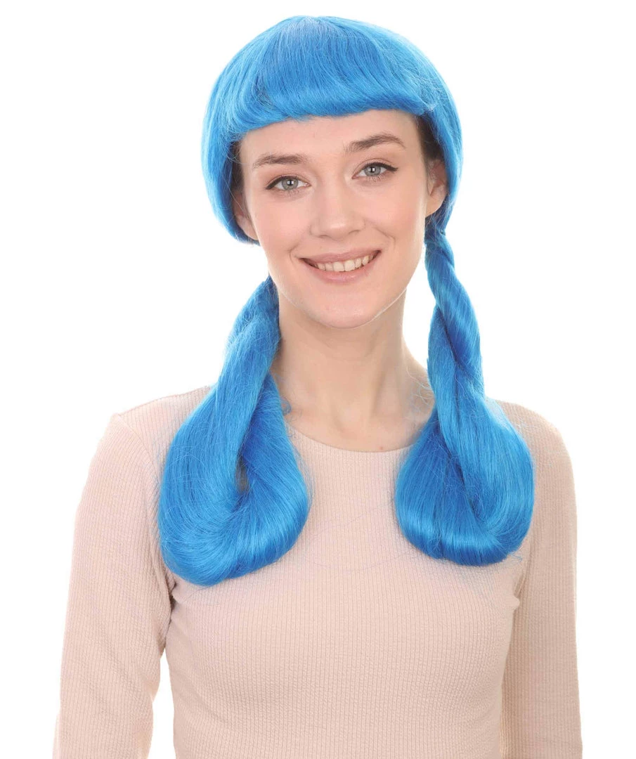 HPO Womens Candy Girl Wig | Sky Blue Cartoon Film Series Wig | Premium Breathable Capless Cap Women's 1 HPO Womens Candy Girl Wig | Sky Blue Cartoon Film Series Wig | Premium Breathable Capless Cap Women's
