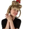 HPO Adult Women's Christmas Classic Story Character Wigs With Bending Braids