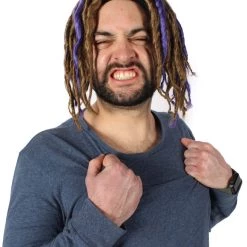 HPO Adult Men's Multiple Pump Hefner Rapper Dreadlock Wig