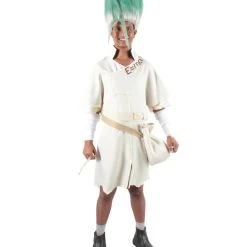 HPO Adult Men's Cream Color Top Anime Doctor Style Costume Bundle