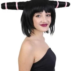 HPO Men's Dark Witch Womens Wig | Horror Monster Cosplay Halloween Wig | Premium Breathable Capless Cap