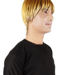 HPO Adult Men's Anime Manga Titan Attack Blonde Undercut Wig 12 HPO Adult Men's Anime Manga Titan Attack Blonde Undercut Wig
