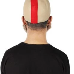 HPO Adult Men's Video Game God Of War Demigod Warrior Bald Cap With Beard