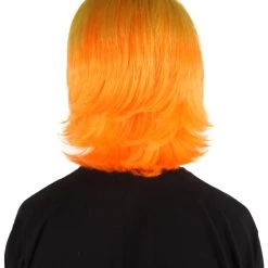 HPO Adult Men's Demon Hunter Anime Cosplay Yellow Orange Blonde Gradient Wig 13 HPO Adult Men's Demon Hunter Anime Cosplay Yellow Orange Blonde Gradient Wig