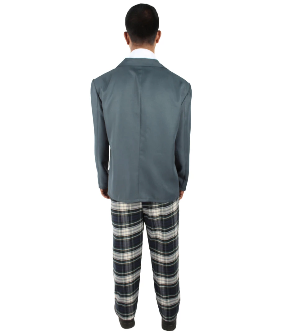 HPO Adult Men's Korean Zombie Bloodstain School Uniform With Grey Blazer | Multiple Size Options 5 HPO Adult Men's Korean Zombie Bloodstain School Uniform With Grey Blazer | Multiple Size Options