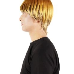 HPO Adult Men's Anime Manga Titan Attack Blonde Undercut Wig 14 HPO Adult Men's Anime Manga Titan Attack Blonde Undercut Wig