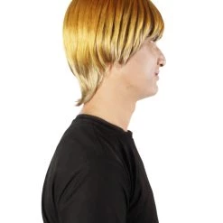 HPO Adult Men's Anime Manga Titan Attack Blonde Undercut Wig 15 HPO Adult Men's Anime Manga Titan Attack Blonde Undercut Wig