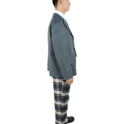 HPO Adult Men's Korean Zombie Bloodstain School Uniform With Grey Blazer | Multiple Size Options 13 HPO Adult Men's Korean Zombie Bloodstain School Uniform With Grey Blazer | Multiple Size Options