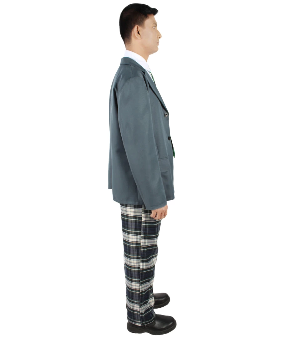 HPO Adult Men's Korean Zombie Bloodstain School Uniform With Grey Blazer | Multiple Size Options 6 HPO Adult Men's Korean Zombie Bloodstain School Uniform With Grey Blazer | Multiple Size Options