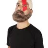 HPO Adult Men's Video Game God Of War Demigod Warrior Bald Cap With Beard