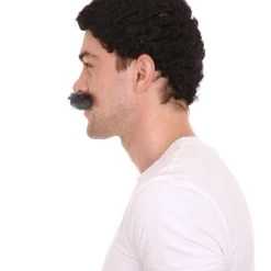 HPO Men's Doctor Eggman Robotnik Long Curly Mustache Multiple Color Options