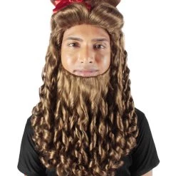 HPO Adult Men's Lion Wig | Multiple Color Options Cosplay Wig