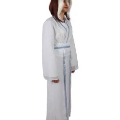 HPO Men's Adult Women’s Chinese Mythological Snake Animated Movie White & Silver Costume