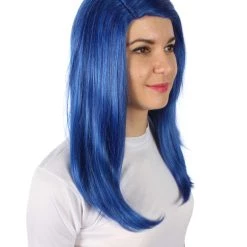 HPO Adult Women's Blue Animated Series Peacekeeper Wig