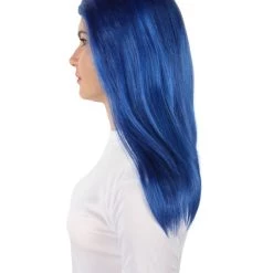 HPO Adult Women's Blue Animated Series Peacekeeper Wig