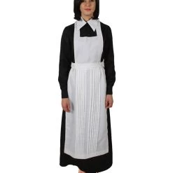 HPO Adult Women’s 55” Long Black And White Anime Movie Maid Costume