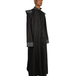 HPO Adult Men's Warlock Coat Vampire Lord Victorian Steampunk Costume | Black Halloween Costume 14 HPO Adult Men's Warlock Coat Vampire Lord Victorian Steampunk Costume | Black Halloween Costume