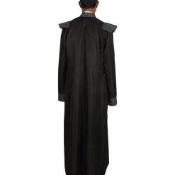 HPO Adult Men's Warlock Coat Vampire Lord Victorian Steampunk Costume | Black Halloween Costume 12 HPO Adult Men's Warlock Coat Vampire Lord Victorian Steampunk Costume | Black Halloween Costume