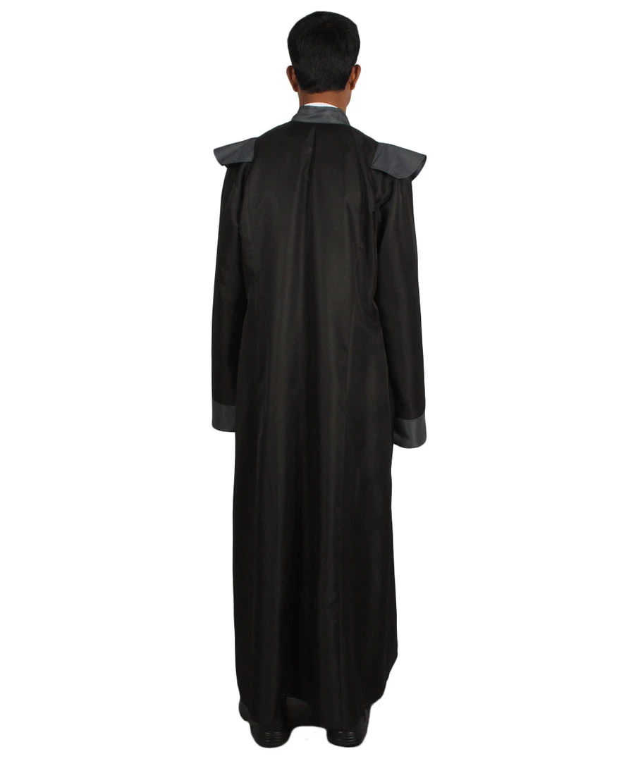 HPO Adult Men's Warlock Coat Vampire Lord Victorian Steampunk Costume | Black Halloween Costume 5 HPO Adult Men's Warlock Coat Vampire Lord Victorian Steampunk Costume | Black Halloween Costume