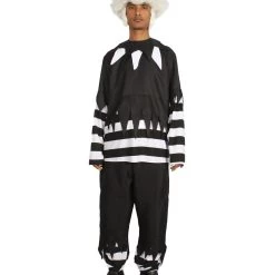 HPO Adult Men's Clown Costume | Black & White Cosplay Costume