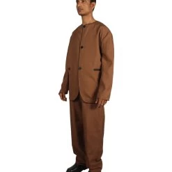 HPO Adult Men's 70's Singer Costume | Brown Cosplay Costume 10 HPO Adult Men's 70's Singer Costume | Brown Cosplay Costume