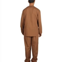HPO Adult Men's 70's Singer Costume | Brown Cosplay Costume 12 HPO Adult Men's 70's Singer Costume | Brown Cosplay Costume