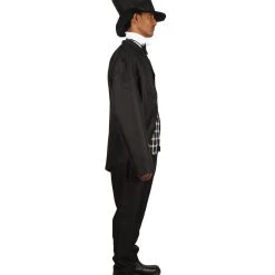 HPO Adult Men's Actor Costume | Black & White Halloween Costume