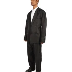 HPO Adult Men's 70's Singer Costume | Black Cosplay Costume 10 HPO Adult Men's 70's Singer Costume | Black Cosplay Costume