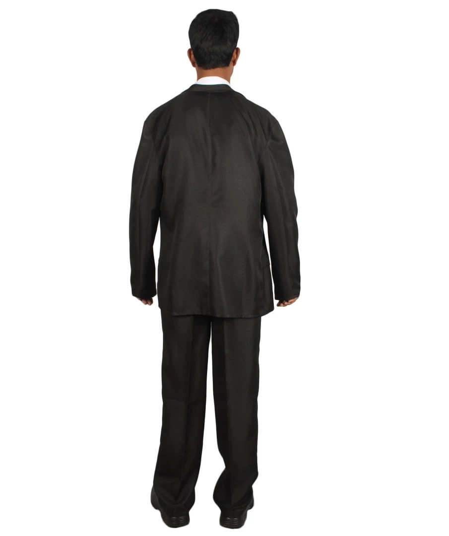 HPO Adult Men's 70's Singer Costume | Black Cosplay Costume 5 HPO Adult Men's 70's Singer Costume | Black Cosplay Costume