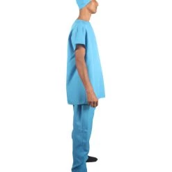 HPO Adult Men's Doctor Uniform Costume | Blue Cosplay Costume
