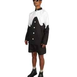 HPO Adult Men's Splatoon Costume | Black & White Cosplay Costueme 10 HPO Adult Men's Splatoon Costume | Black & White Cosplay Costueme