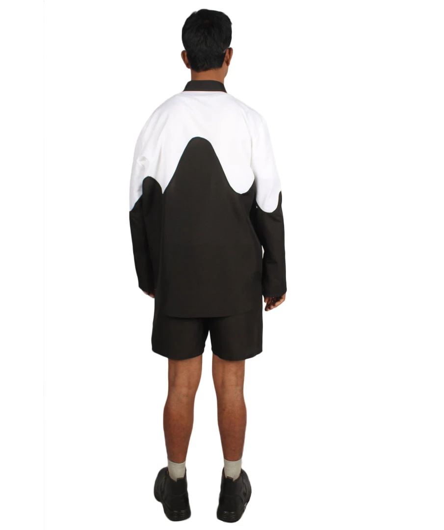 HPO Adult Men's Splatoon Costume | Black & White Cosplay Costueme 5 HPO Adult Men's Splatoon Costume | Black & White Cosplay Costueme