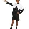 HPO Adult Men's Splatoon Costume | Black & White Cosplay Costueme