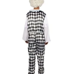 HPO Adult Men's Clown Costume | Black & White Cosplay Costume 13 HPO Adult Men's Clown Costume | Black & White Cosplay Costume