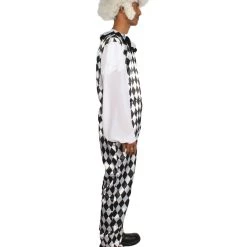 HPO Adult Men's Clown Costume | Black & White Cosplay Costume 14 HPO Adult Men's Clown Costume | Black & White Cosplay Costume