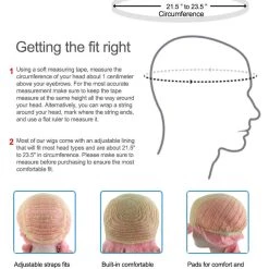 BC Introverted Bob | Women's Rose Gold Color Straight Shoulder Length Trendy Introverted Bob Wig