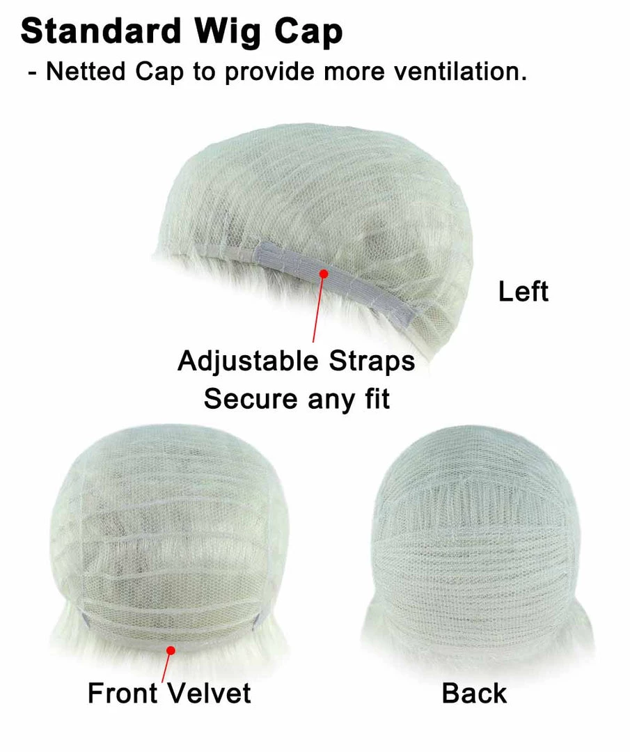 BC 50's Flip | Women's Black Color Straight Shoulder Length 50's Flip Wig With White Headband | 8 BC 50's Flip | Women's Black Color Straight Shoulder Length 50's Flip Wig With White Headband |