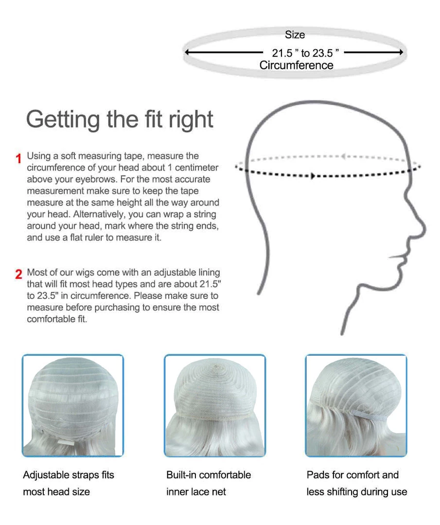 HPO Celebrity Womens Wig | Pop Singer Celebrity White Fancy Party Event Ready Halloween Wig | Premium Breathable Capless Cap Men's 9 HPO Celebrity Womens Wig | Pop Singer Celebrity White Fancy Party Event Ready Halloween Wig | Premium Breathable Capless Cap Men's