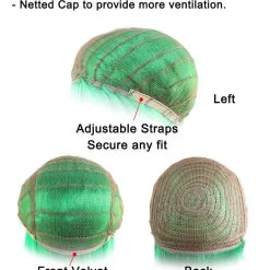 FLAGWIGS Brazil Sport Afro Fun Wig | Jumbo Super Size Green Yellow Blue Wig SALE